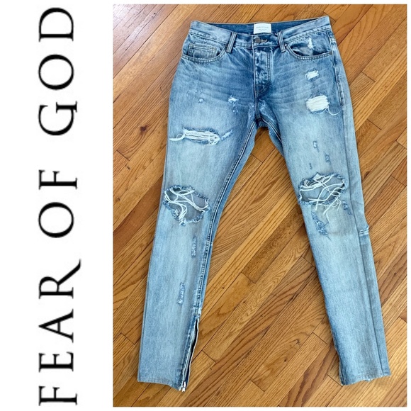 3 fourth jeans